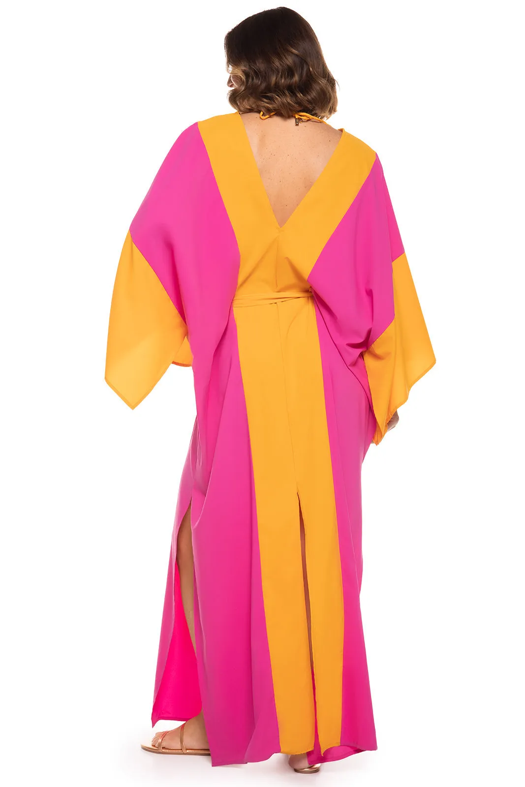 Women's Wynwood Cover-Up  |  Apricot Crush / Magnolia Pink Colorblock