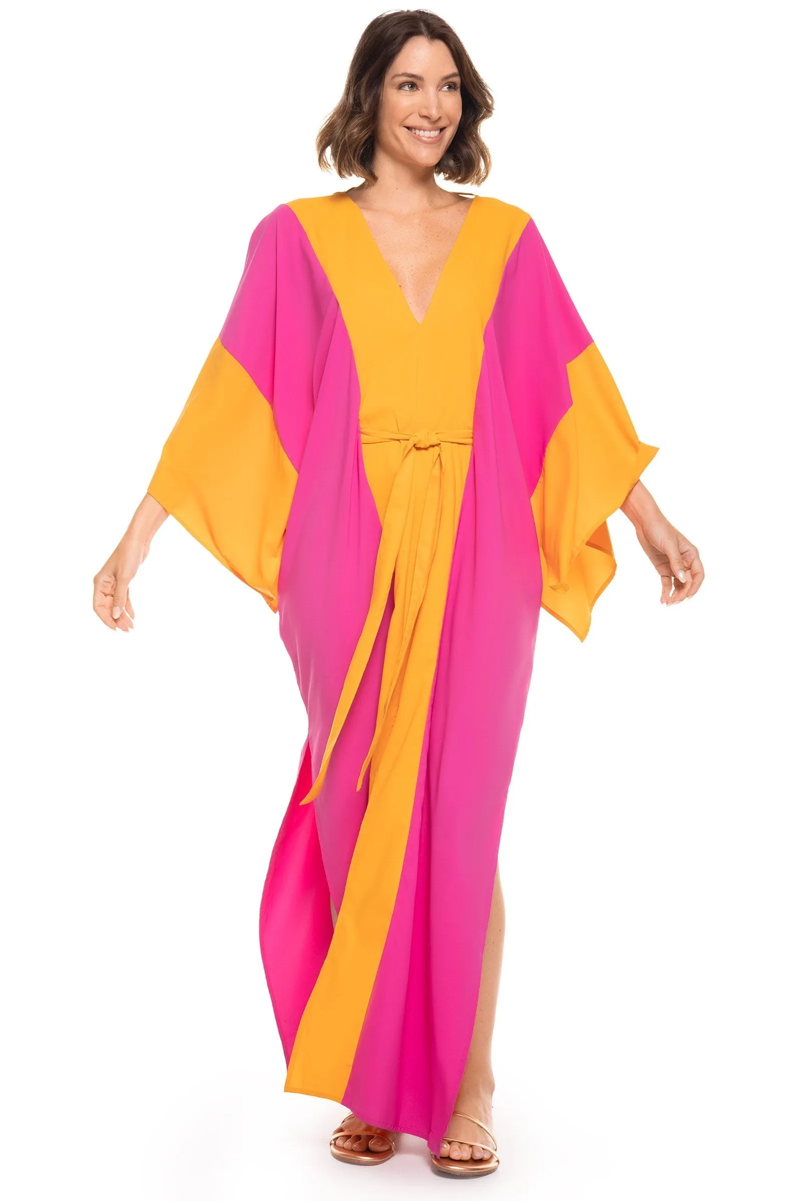 Women's Wynwood Cover-Up  |  Apricot Crush / Magnolia Pink Colorblock